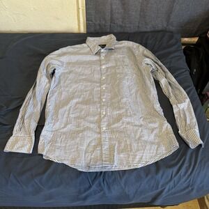 Rodd & Gunn Sports Fit Button Shirt Size XL Linen Long Sleeve Blue‎